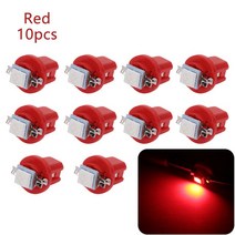 도어라이트 닷지 캐러밴 네온 바이퍼 악마 램 1500 2500 3500 sxt에 10Pcs LED 빛 자동차 게이지 속도 대시, 한개옵션1, 04 빨간