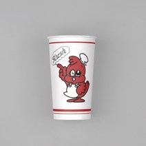 9온스 카페 분식집 일회용 테이크아웃 밀크 쉐이크 슬러시 종이컵 1박스 1000개, 9 슬러시컵 1박스 1000개