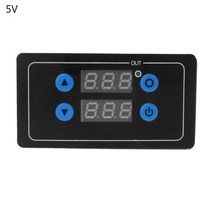 해외 0.1s 999h 카운트 다운 타이머 프로그래밍 가능 사이클 제어 모듈 시간 달레이 릴레이 5V12V220V 옵, 12V