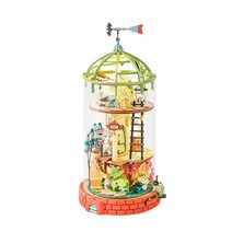 DS001 돔형 다락방 (DIY Glass Miniature Dollhouse) 로보타임