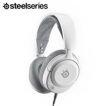스틸시리즈 Arctis Nova 1 유선 게이밍 헤드셋 화이트, 61607_Arctis Nova 1 WH