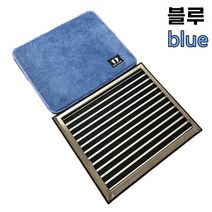 신발 먼지 제거 발판 소독 세척 업소용 입구 바닥 출입구 흙털이 물기제거, D. 블루_기본