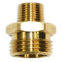 Interstate Pneumatics FGM016 1.9cm(3/4인치) GHT 수 x 1cm(3/8인치) NPT 호스 피팅, 1