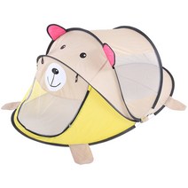 유아 텐트 하우스 원터치 놀이텐트 아기 남아 여아 집 실내 야외 대형 소형 1인용 2인용 3인용, 베이지(강아지)