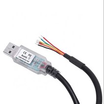 FTDI 칩 Usb-RS485 케이블 TX/RX LEDs 와이어 엔드 1.8M USB-RS485-WE 호환, 한개옵션1, 02 1.8m