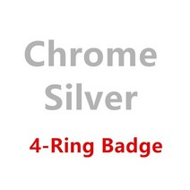 아우디a4부품 ABS 실버 블랙 4 링 자동차 후드 전면 보닛 그릴 후면 트렁크 엠블럼 로고 배지 스티커 데칼 A3 A4 A5 A6 A7 Q2 Q3 Q5 Q8 TT, [01] Chrome Silver, [13] Front 282mm x 98mm