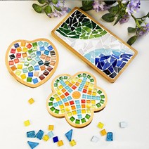 냄비받침대 만들기 컵받침DIY 타일 반제품 만들기재료, 5번, 1개