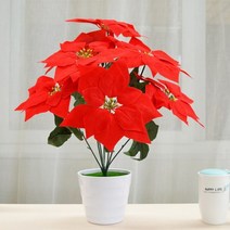 벨벳 포인세티아 조화 크리스 마스 꽃, 슈퍼컨슈머 본상품선택