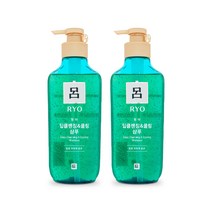 려 청아 딥클렌징 쿨링샴푸 550ml 2개, 상세페이지 참조