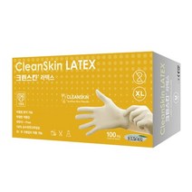 크린스킨 라텍스 장갑 100매입 XL사이즈 특대형
