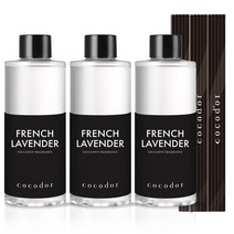 뉴 코코도르 디퓨저 리필액 3p + 리드스틱 15p, 프렌치라벤더, 200ml, 1개