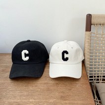 스몰 미니 C 부클 로고 원 컬러 & 투톤 배색 코튼 볼캡 야구모자 베이스볼 모자 캡모자 4컬러 / 마이비클로젯