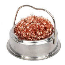 인두기 팁 클리너 거치대 겸용 납땜 클리너