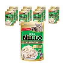 네코 필수영양소 고양이 간식, 참치 토핑 사시미, 12개