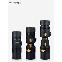TINGRU 고배율 스마트폰 핸드폰 휴대용 카메라 만원경 단망경 고급 망원경10-300x40, 10-300x40단망경