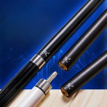 블랙 카본 당구 큐 채 큐대 재규어 카본상대 입문용 중급자용, 앞부분 나무13mm