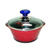 세라믹 참숯 세라믹 코팅 내열 양수 냄비 16cm 찌게, 단일사이즈
