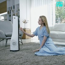 저소음 타워형 날개 없는 가정용선풍기 GEF-CF680R, 상세페이지 참조, 상세페이지 참조