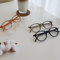 (즉시발송) 투명사각뿔테 안경 블루라이트차단안경 시력보호