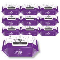 땡큐 물티슈 업소용 일회용 Original 캡형 100매, 10팩