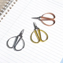 고급미니자수가위3color(골드실버청동), 골드