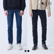[NIX]남) 스트레이트핏 기모 데님 팬츠(HNOWDDS193P)