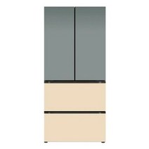 [하이마트] LG 오브제 컬렉션 김치냉장고 Z491FBS151S [491L/페닉스 보타닉＋샌드/1등급]