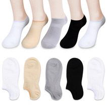 순면 + 쾌속건조 기능사 얇고 시원한 여름 쿨 발목 밴드 양말 10켤레[벗겨지지않는 밴드 특허양말]