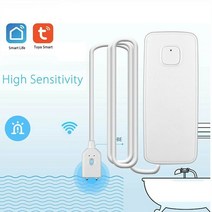 누수탐지기 물경보 센서 WiFi 누수 감지기 오버플로 홍수 누출 경고 TUYA/Smart life의 원격 모니터 알림, 한개옵션0
