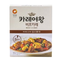청정원 3분 카레여왕 비프카레, 14CS_청정원 카레여왕 비프카레 160g