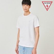 [게스] 남성 미니 레인보우삼각 반팔티 NN2K0562
