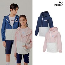 푸마키즈 PUMA NEW 푸마키즈 혼성 드라이셀 배색바람막이 2컬러 택1 B