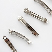 헤어핀부자재 머리핀재료 헤어악세사리 만들기 6cm 자동핀대 5개