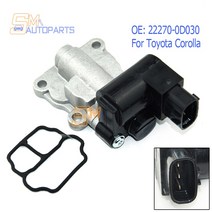 222700D030 rolet Prizm Toyota Corolla 용 유휴 공기 조절 밸브 18L 2227022050 2227022010 자동차 부품 호환, 단일옵션