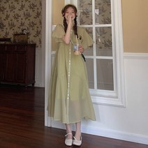 르누벨임부복임산부의류원피스점프수트임산부 옷 여름용여성 무지원피스편한옷