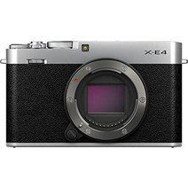 후지 필름 미러리스 디지털 카메라 X-E4 바디 실버 F X-E4-S