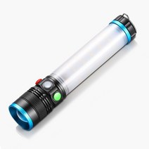 T12 피티타임 LED 캠핑랜턴 손전등 후레쉬 작업등 경광봉, 삼성셀 충전지 용량3500mAh