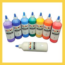 콜라쥬아트 500ml 아크릴물감 대용량 전문가용 화방물감 세트, zibeef 12색 마카펜