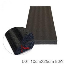 ForU491 검정 80개 발포 쿠션 스펀지, 반품불가-동의