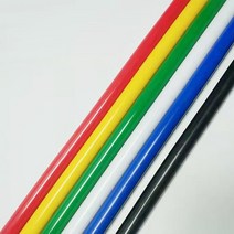 POM 레드 블루 옐로우 그린 스틱 폴리옥시메틸렌 50cm, 04 Blue_11 1개 50cm dia.45mm