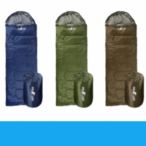 사계절 자니 침낭 초경량 카키 블루 브라운 캠핑 950g 1300g 1800g 여름 겨울 방풍 슬리핑백