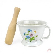 도자기 손잡이절구x1개 중형도자기저절구 조리용절구 돌절구