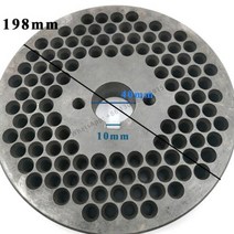 OD 198mm 직경 및 φ25mm8mm 홀 연삭 디스크 펠렛 기계 피드 과립, 4mm Hole