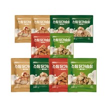 허닭 [본사당일출고] 스팀 닭가슴살 4종 100g 혼합(마늘맛+고추맛+깻잎맛+탄두리맛), 10팩