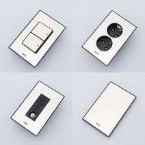 벨로 실버 스위치 콘센트, 1개