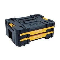 디월트 공구 TSTAK 상자 딥(DWST17806) 블랙, 2-Drawer CaseDEWALT