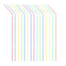 에스앤몰 유아 주름빨대 개별포장 160개 대용량 일회용 어린이 자바라 빨대