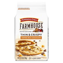 페퍼리지 팜 팜하우스 씬 앤드 크리스피 토피 밀크 초콜릿 쿠키 6.9oz, 1팩