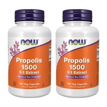 Now Food 나우푸드 프로폴리스 1500mg 100정 2병, 2개