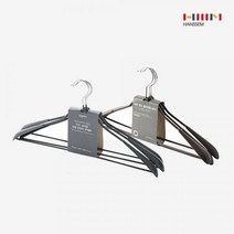 한샘 PVC 상의용 바형 3P (2종/택1) 옷걸이, 01.PVC상의용 바형 3P 브라운